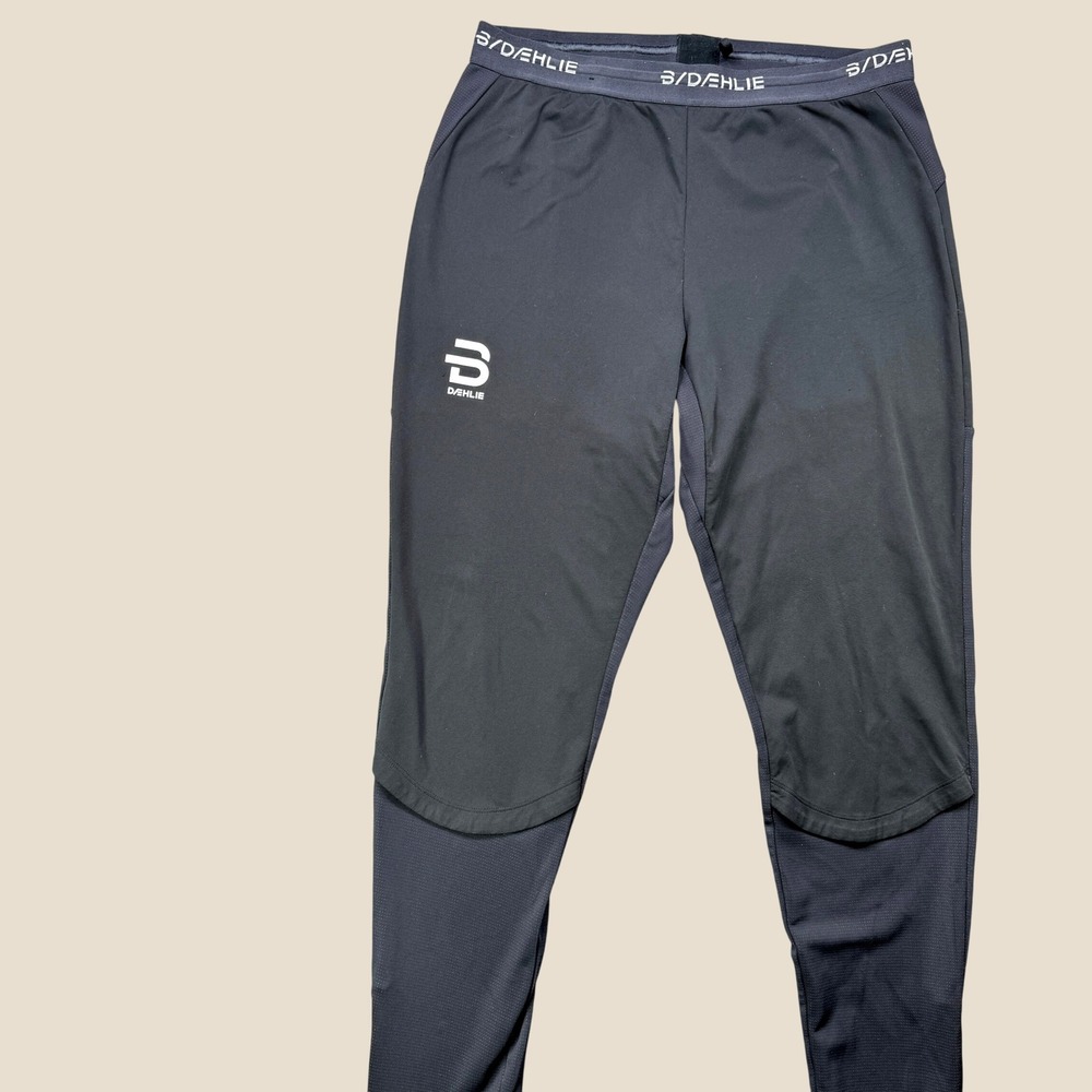 Bjorn Daehlie Pants‎ Woman XL Black Leggings Cross Country Ski Nordic Skiing